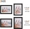 5x7 Black Picture Frame – Display 4x6 Photos with Mat or 5x7 Without Mat, Wall Hanging Photo Frame with HD Clear Cover, Classic Single Frame for Home & Office Decor (1 Pack)